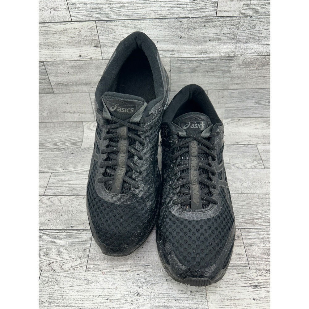 Asics Gel Noosa FF Men Size 8.5 Running Shoes Black T626Q Low Top Sneakers